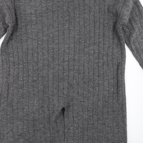 Primark Womens Grey   Cape Jumper Size S  - Split back