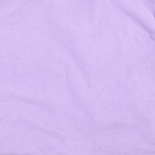 Preworn Womens Purple  Fleece Jacket  Size 12