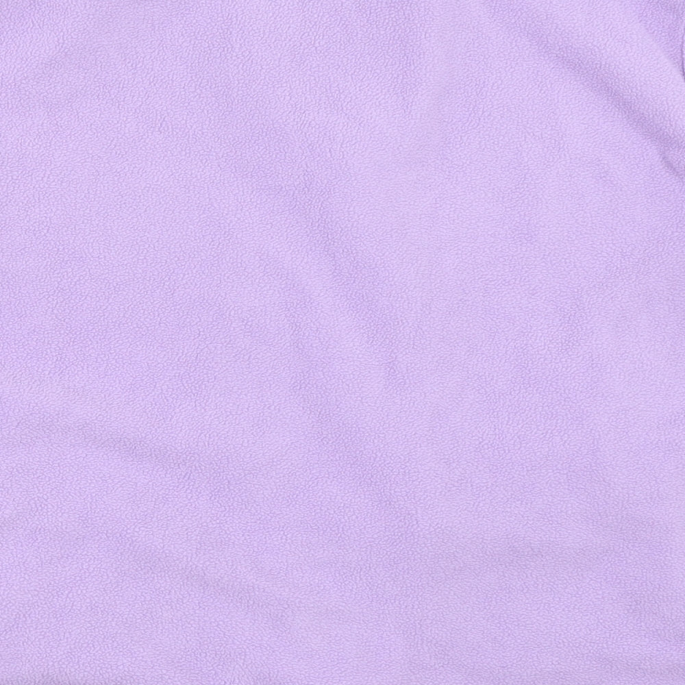 Preworn Womens Purple  Fleece Jacket  Size 12