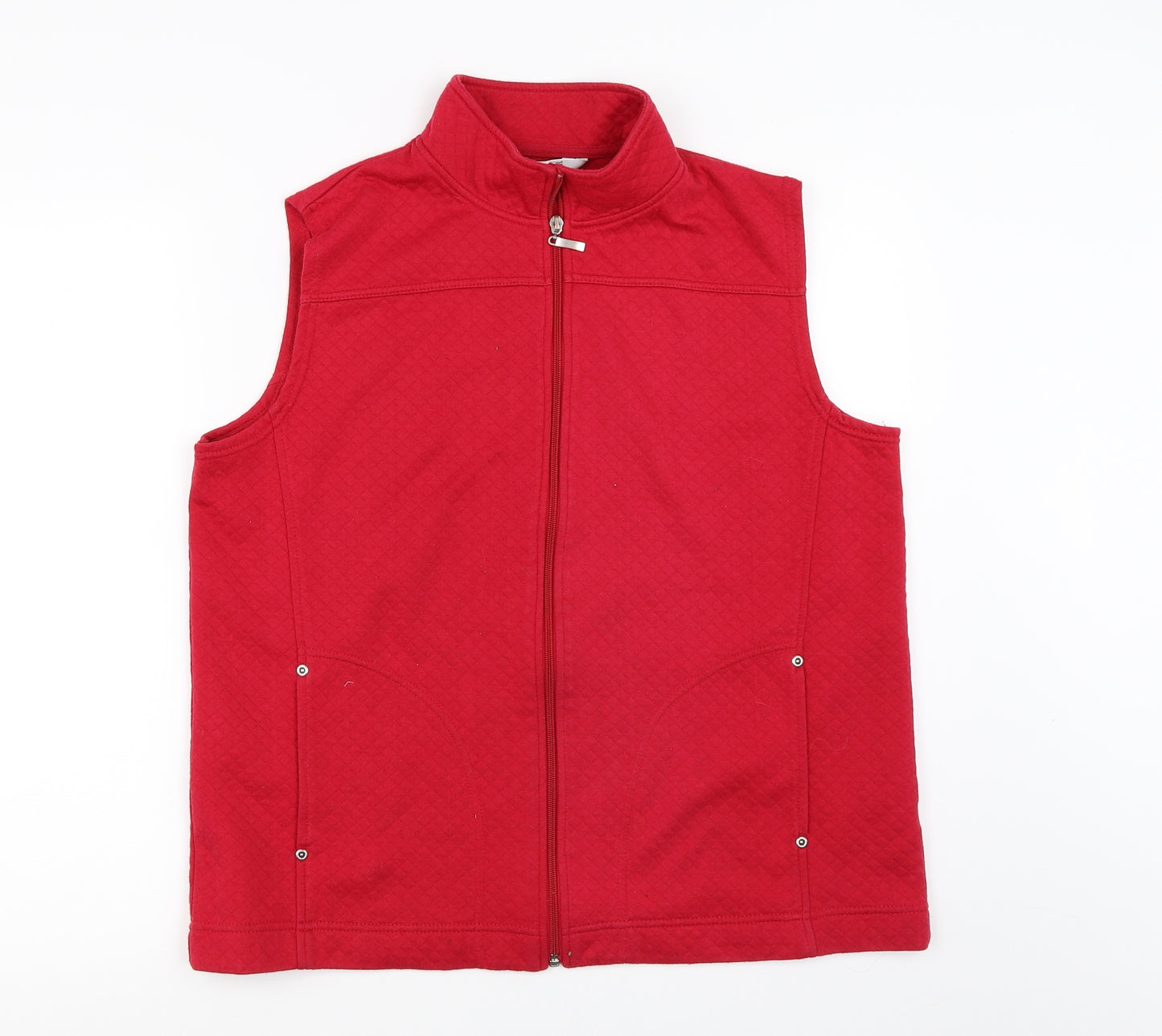 Tigi-Wear Womens Red    Waistcoat Size 16