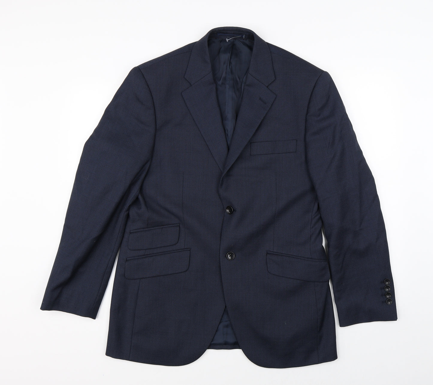 Howick Tailored Mens Blue   Jacket Suit Jacket Size 38