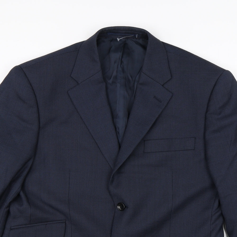 Howick Tailored Mens Blue   Jacket Suit Jacket Size 38