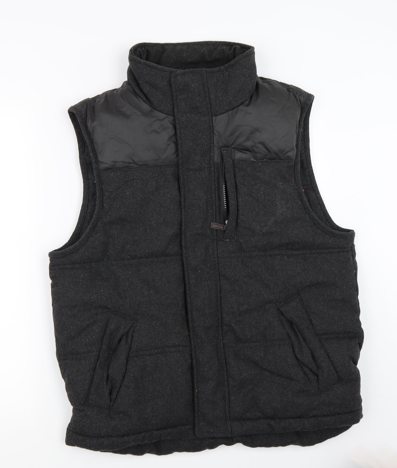 Howick Tailored Mens Grey   Gilet Waistcoat Size M