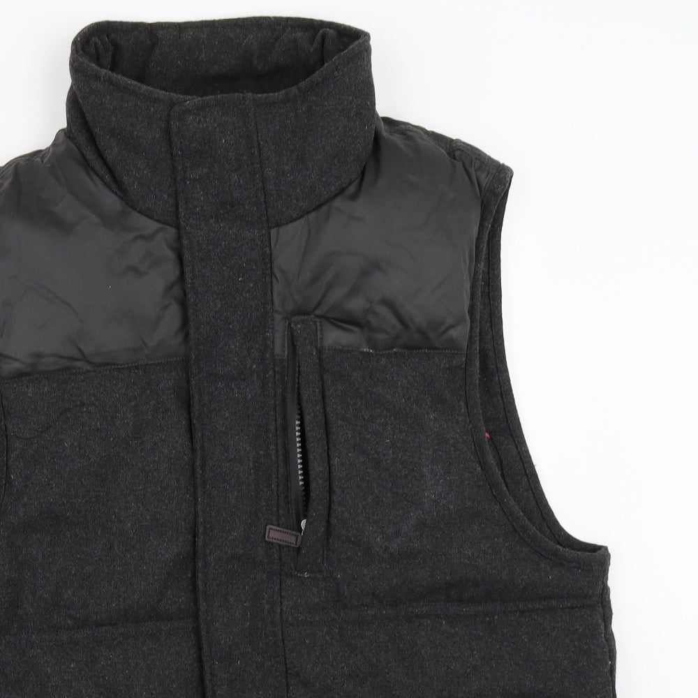 Howick Tailored Mens Grey   Gilet Waistcoat Size M