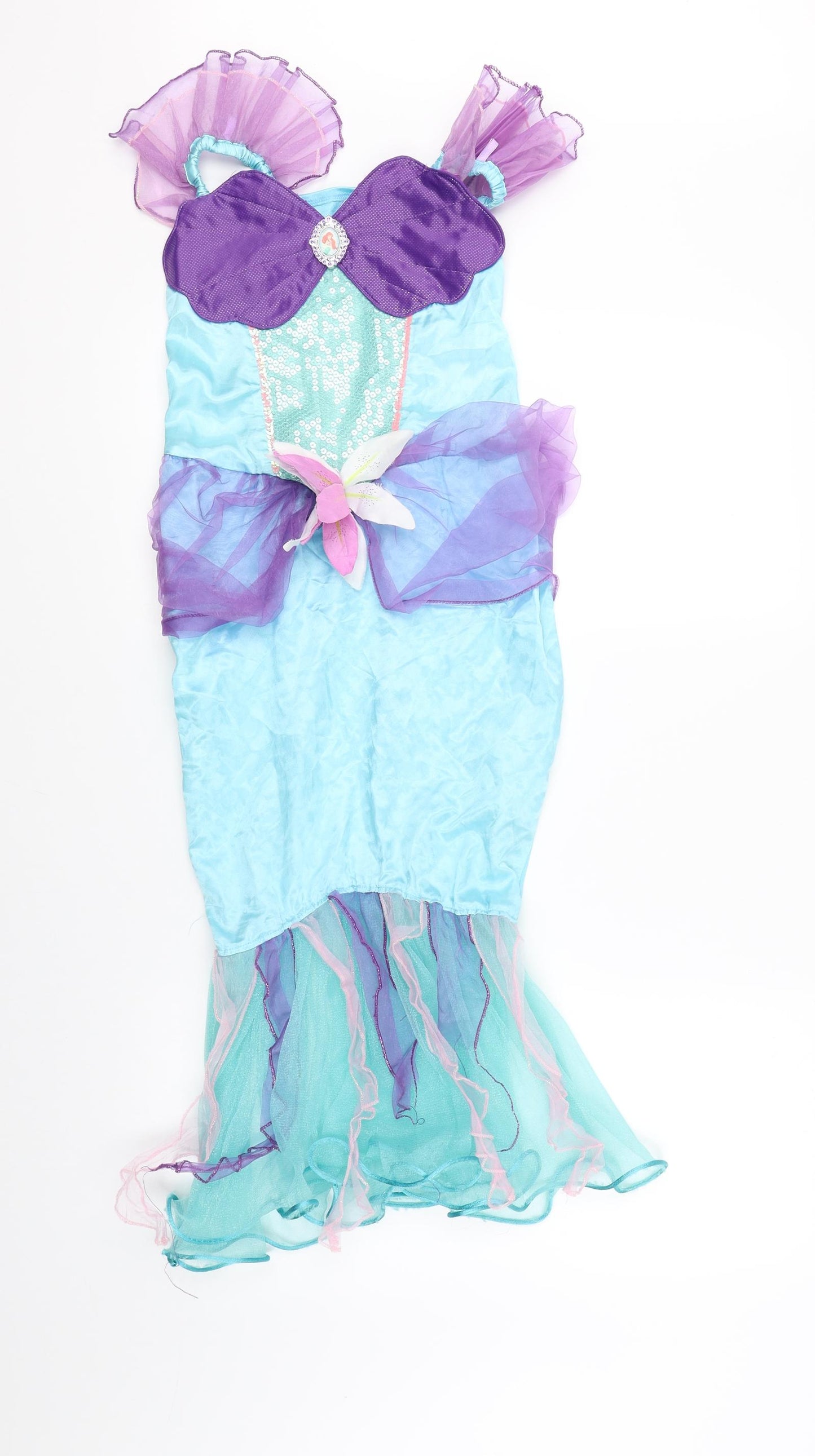 George Girls Blue   A-Line  Size 9-10 Years  - Little Mermaid fancy dress