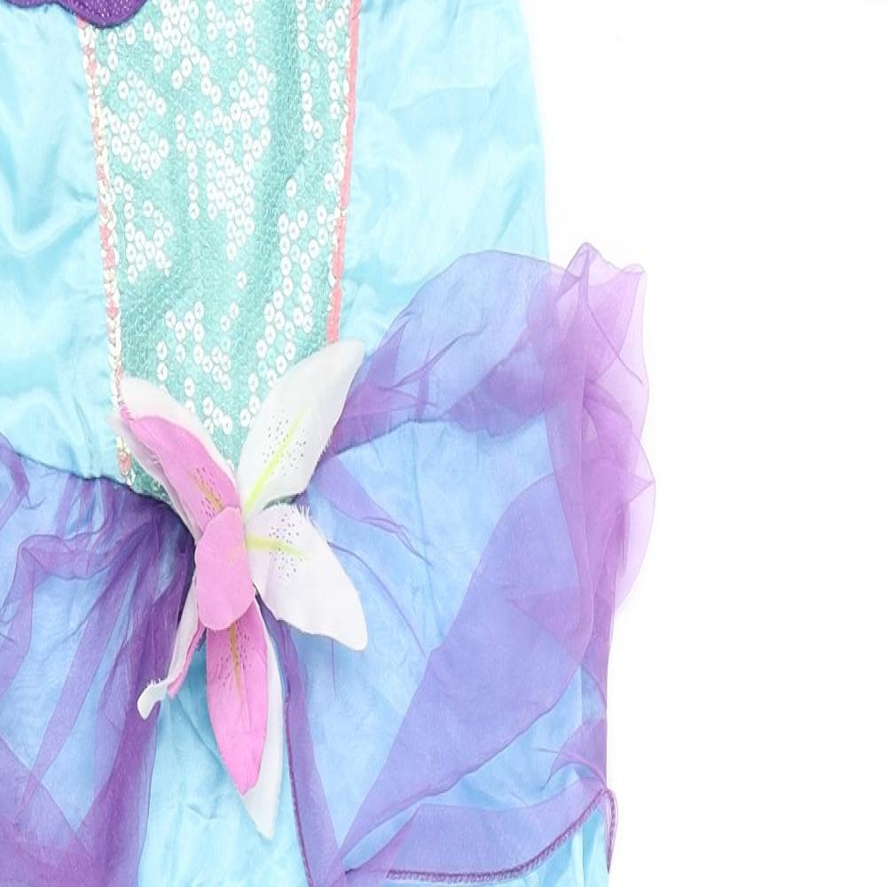George Girls Blue   A-Line  Size 9-10 Years  - Little Mermaid fancy dress
