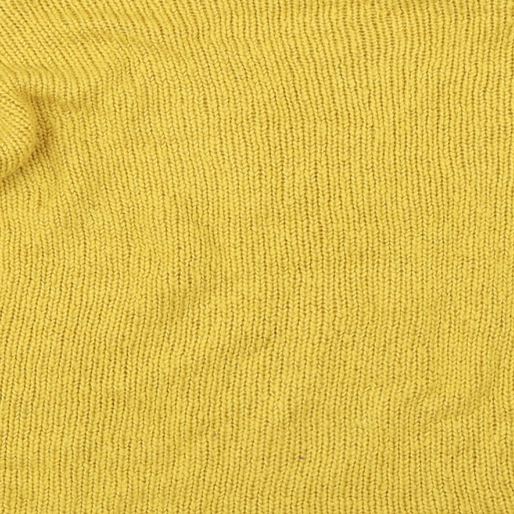 Select Womens Yellow   Pullover Jumper Size M
