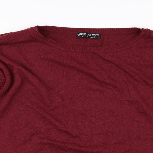 Select Womens Red   Pullover Jumper Size 14