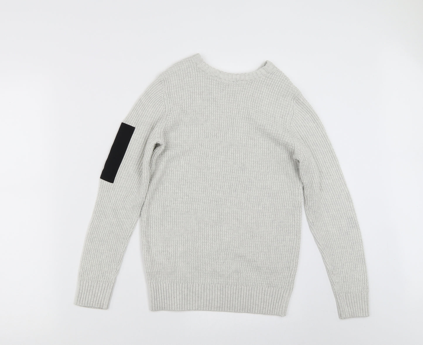 H&M Boys Grey   Pullover Jumper Size 9-10 Years