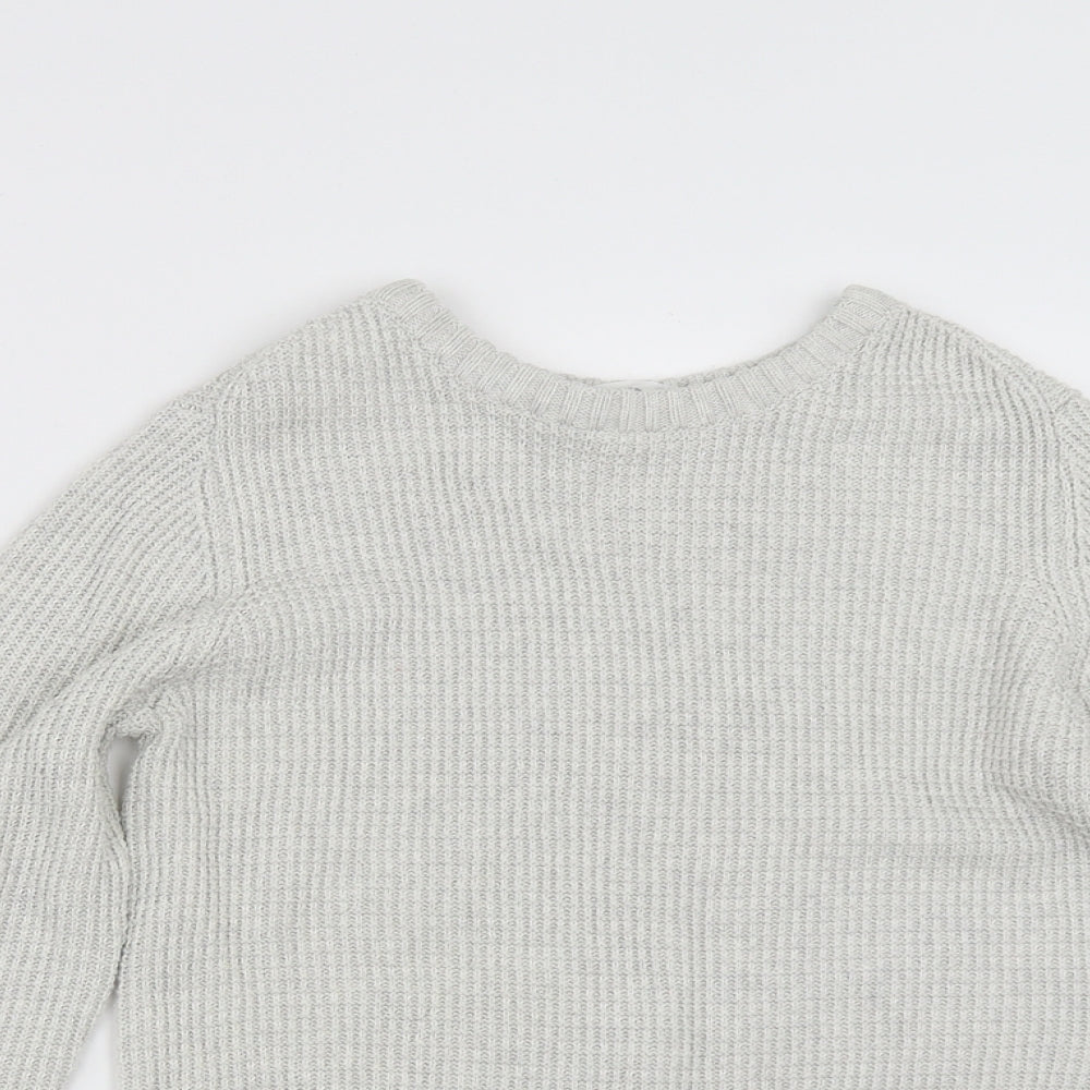 H&M Boys Grey   Pullover Jumper Size 9-10 Years