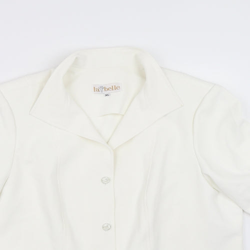 La Belle Womens Ivory   Jacket  Size XL