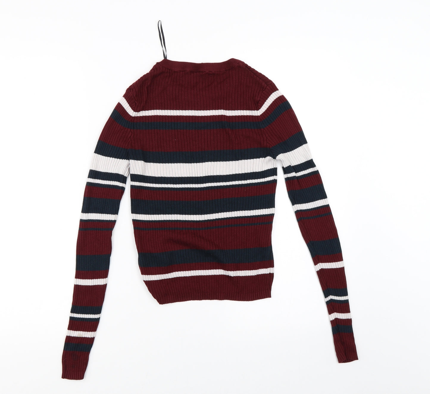Divided by H&M Womens Red Striped   Jumper Size S