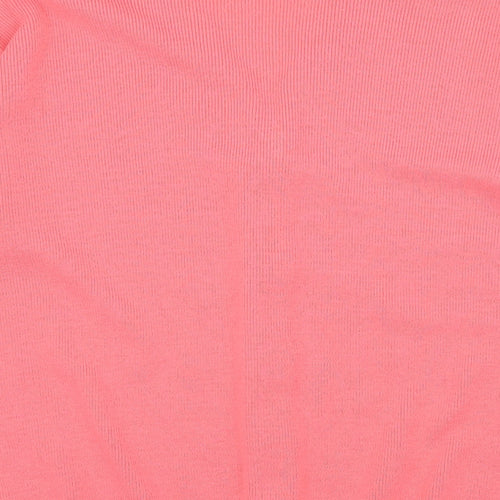Merry Gold Womens Pink  Knit Cardigan Jumper Size L