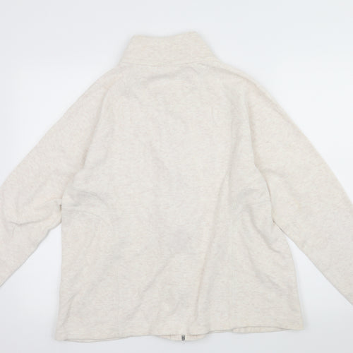Kirkland Girls Ivory   Full Zip Sweatshirt Size XL