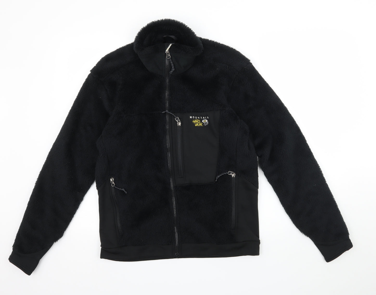 Polartec Mens Black  Fleece Full Zip Sweatshirt Size M