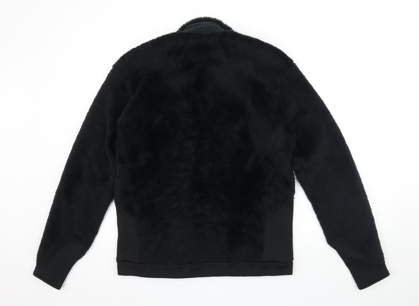 Polartec Mens Black  Fleece Full Zip Sweatshirt Size M