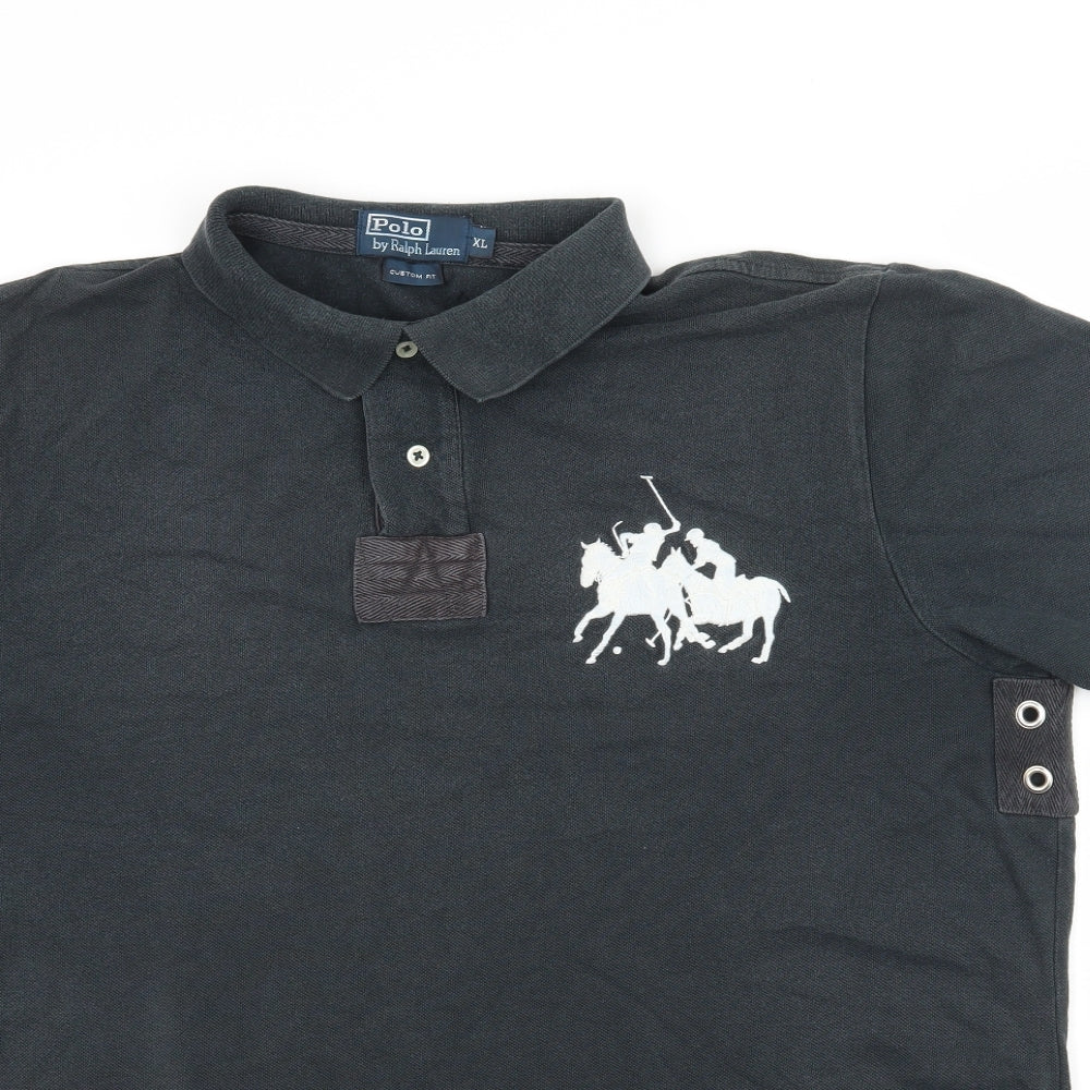 Polo Ralph Lauren Mens Black    Button-Up Size XL  - Ralph Lauren