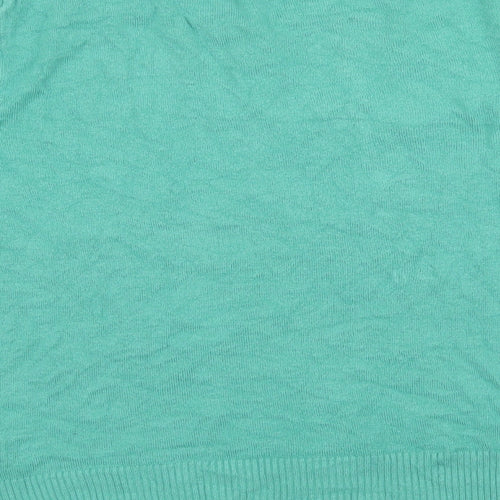 TU Womens Green  Knit Cardigan Jumper Size 10