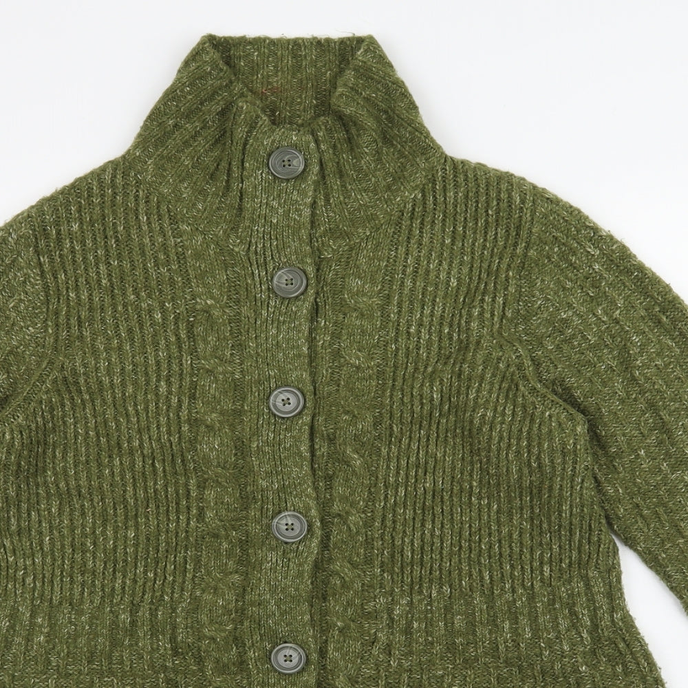 NEXT Womens Green  Knit Cardigan Jumper Size 14