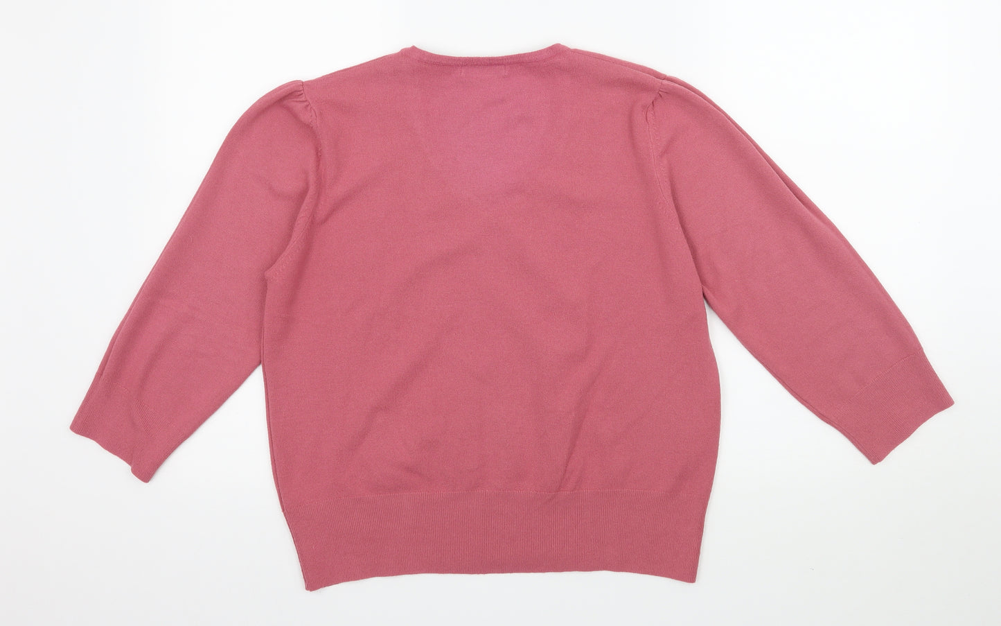 Berkertex Womens Pink  Knit Top Pyjama Top Size 20