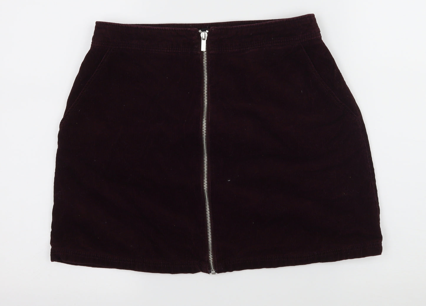 New Look Womens Purple   A-Line Skirt Size 10