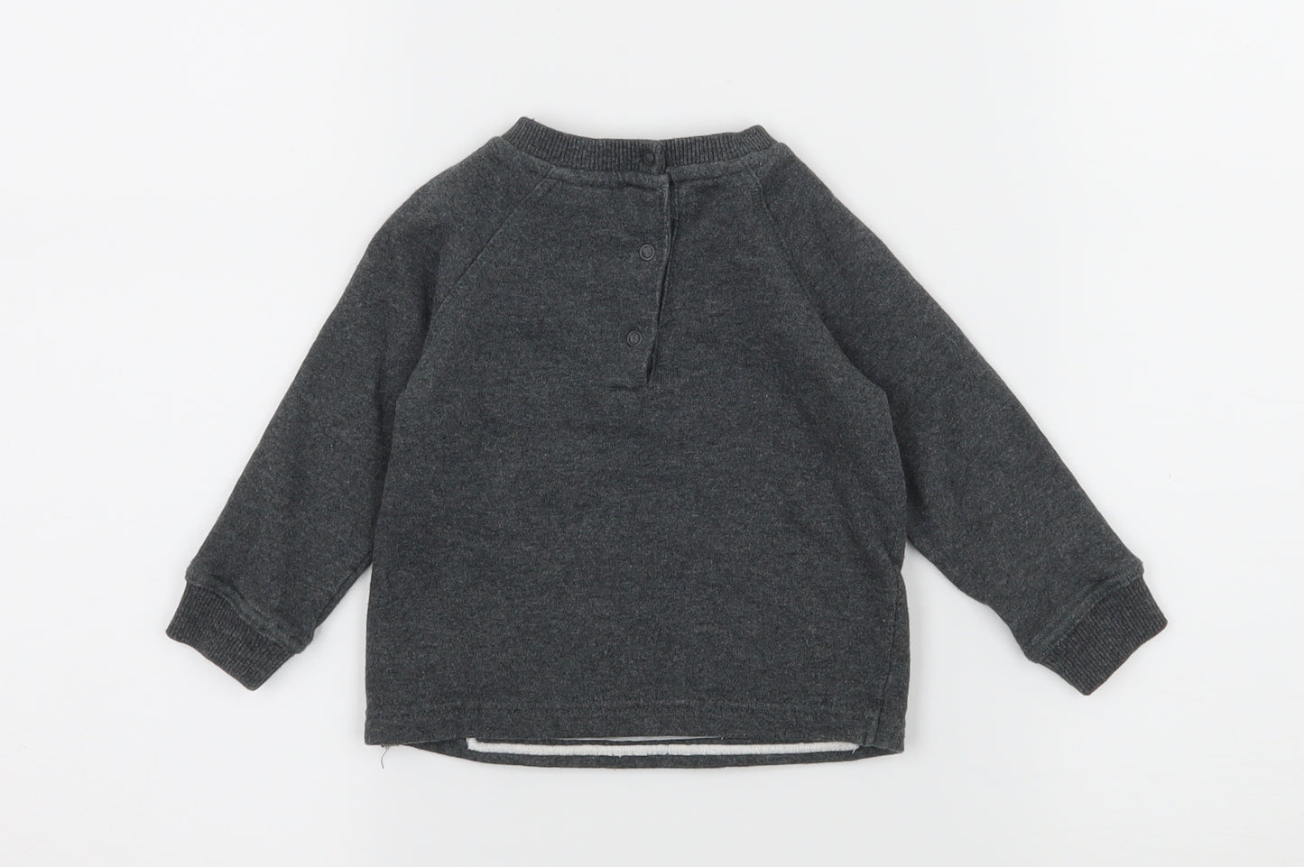 F&F Baby Grey  Jersey Pullover Jumper Size 6-9 Months  - POLAR BEAR