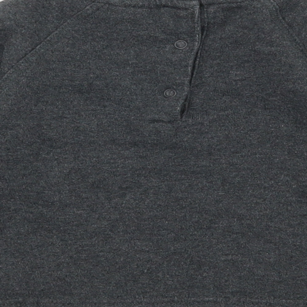 F&F Baby Grey  Jersey Pullover Jumper Size 6-9 Months  - POLAR BEAR