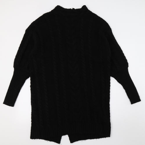 Capsule Womens Black  Knit Cardigan Jumper Size 12