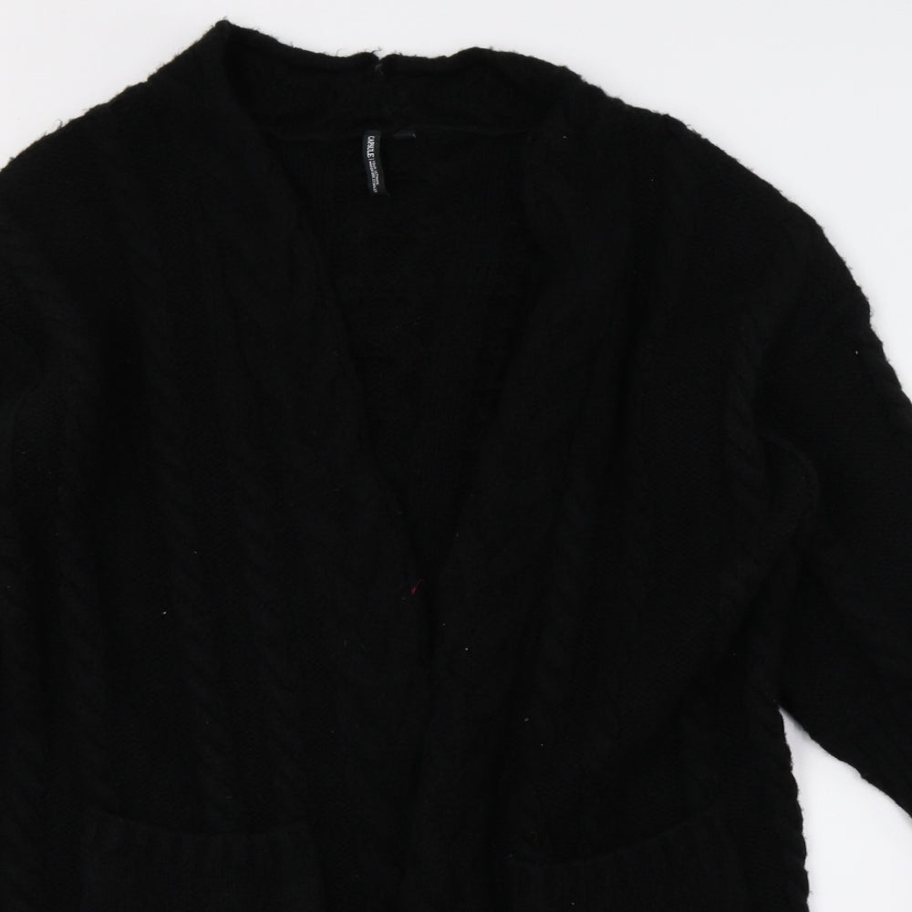 Capsule Womens Black  Knit Cardigan Jumper Size 12