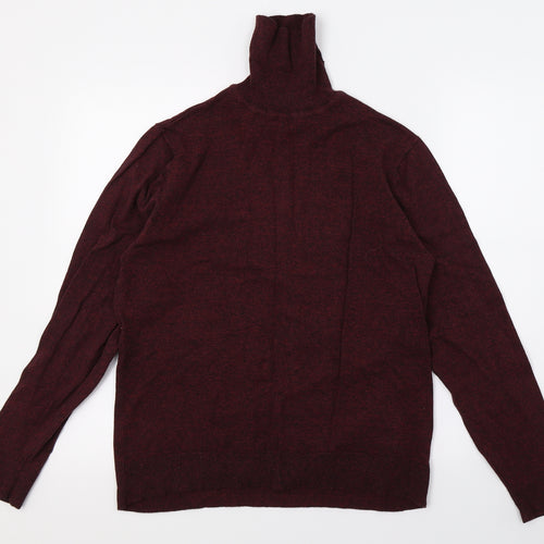 Primark Mens Purple  Knit Pullover Jumper Size M
