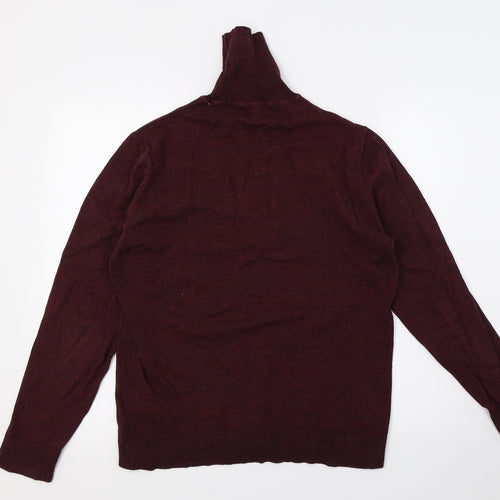 Primark Mens Purple  Knit Pullover Jumper Size M