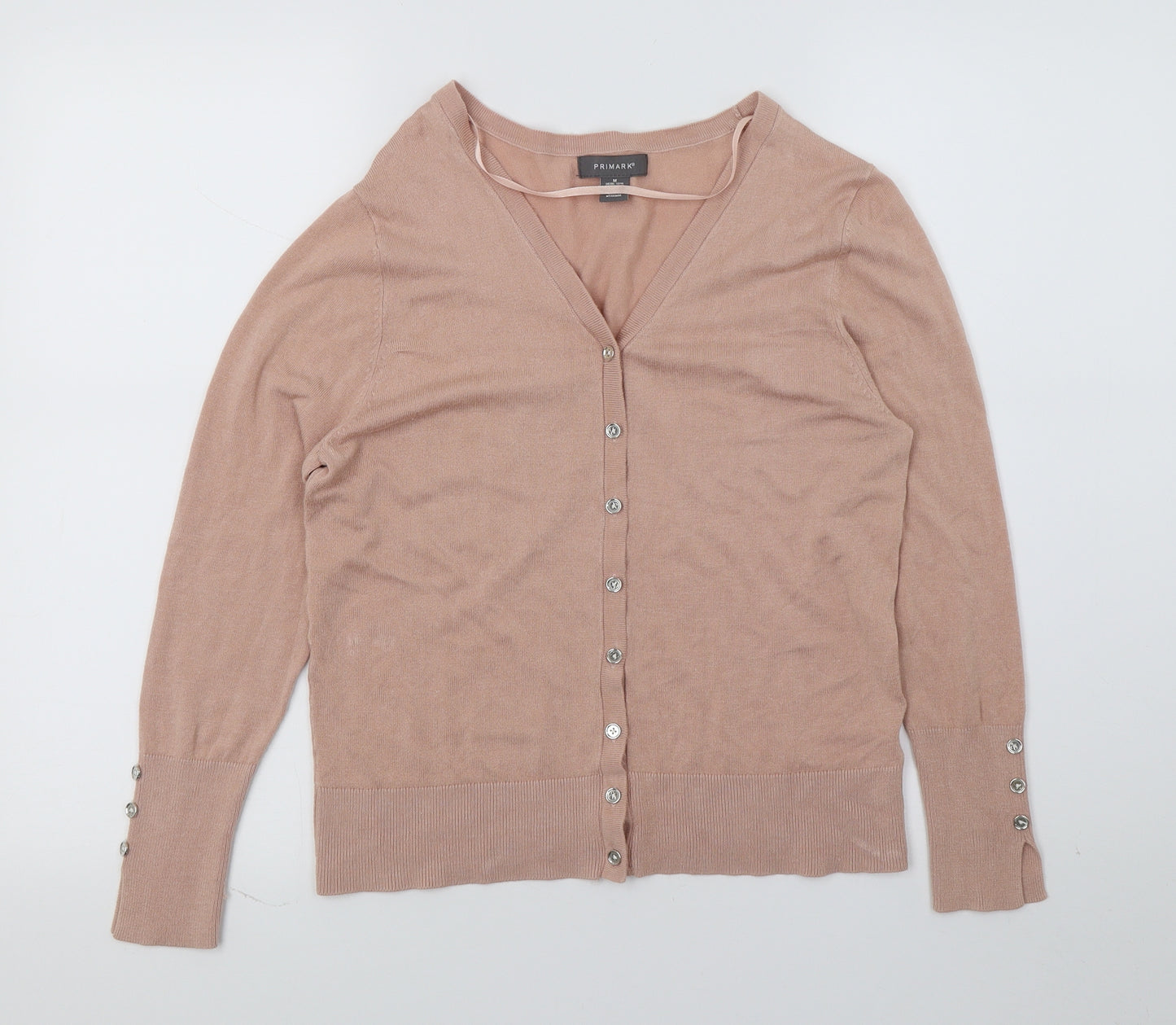 Primark Womens Pink  Knit Cardigan Jumper Size 12