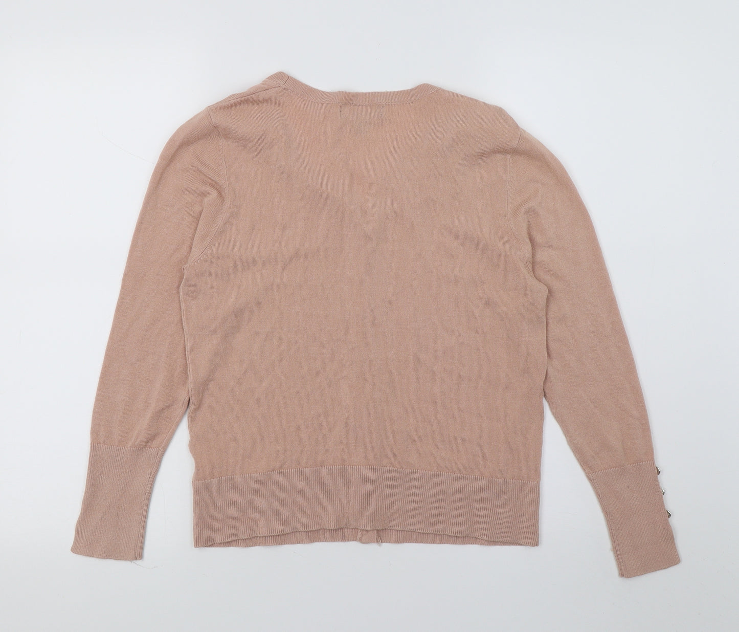 Primark Womens Pink  Knit Cardigan Jumper Size 12