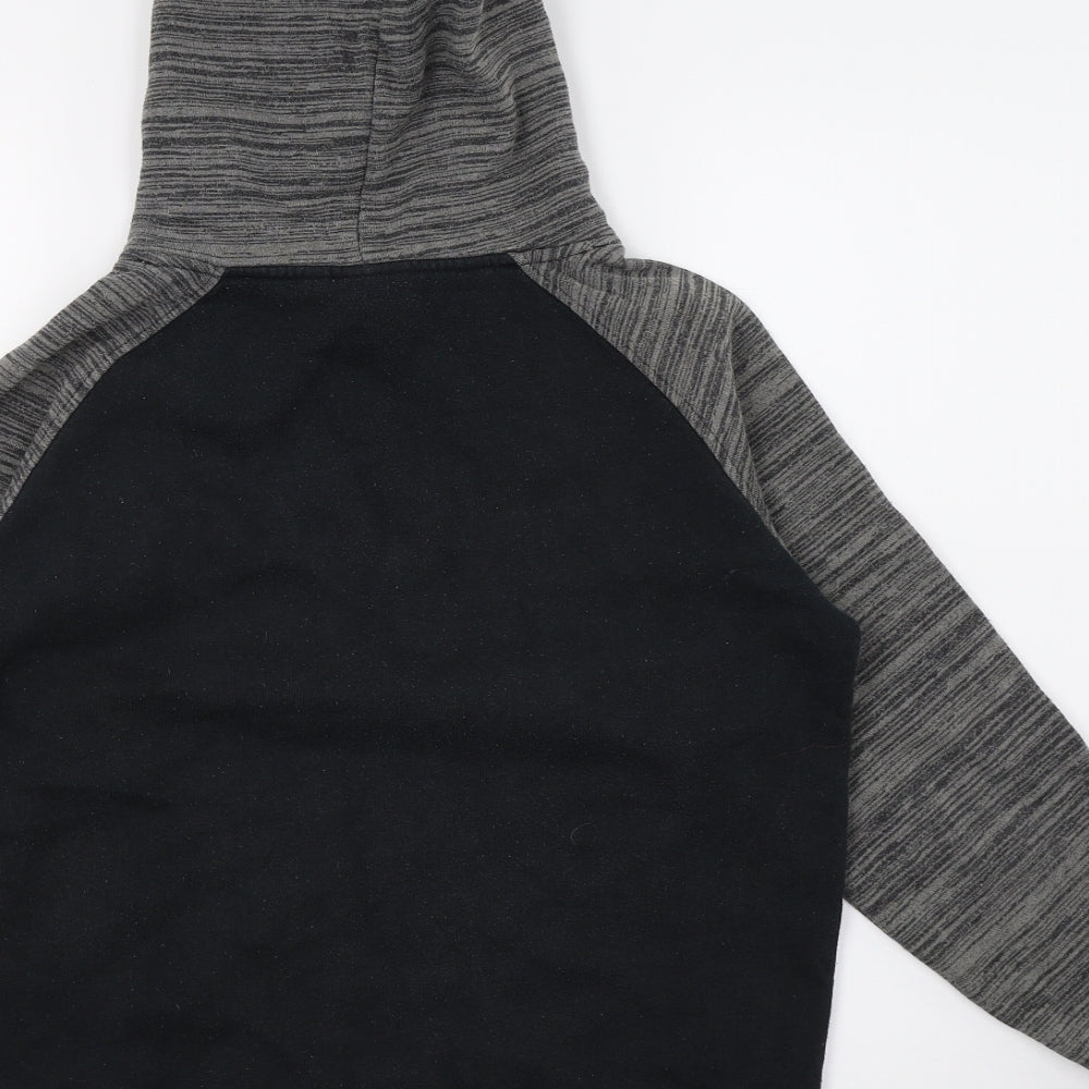 Animal Boys Black  Jersey Pullover Hoodie Size 11-12 Years
