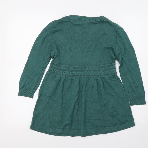 H&M Womens Green  Knit Basic T-Shirt Size XS