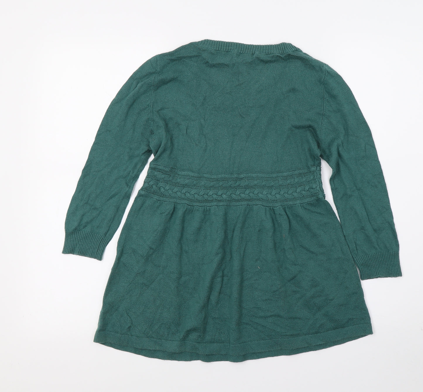 H&M Womens Green  Knit Basic T-Shirt Size XS