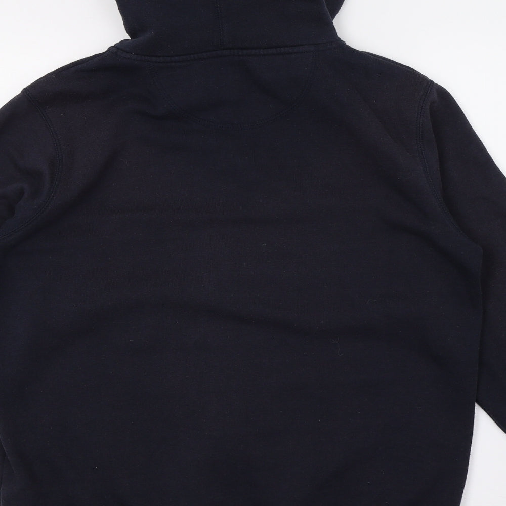 C Mens Blue  Jersey Full Zip Hoodie Size M  - Upstate NY