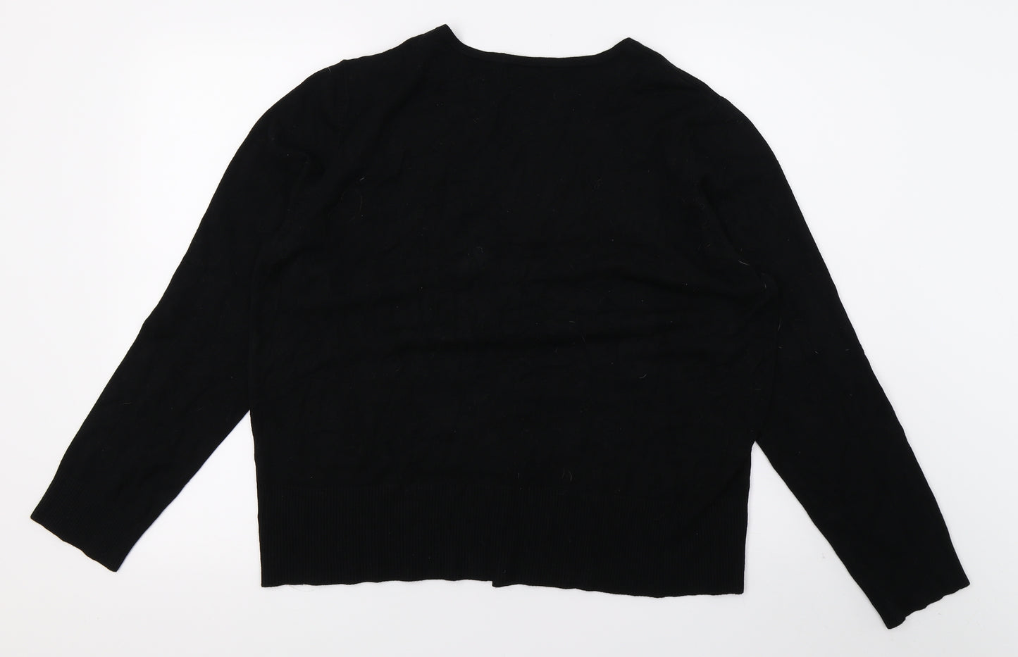 F&F Womens Black  Knit Cardigan Jumper Size 20
