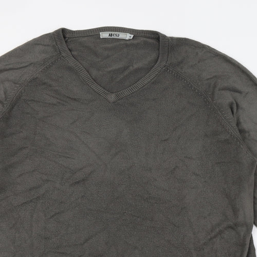 AD CS2 Mens Grey  Knit Pullover Jumper Size M