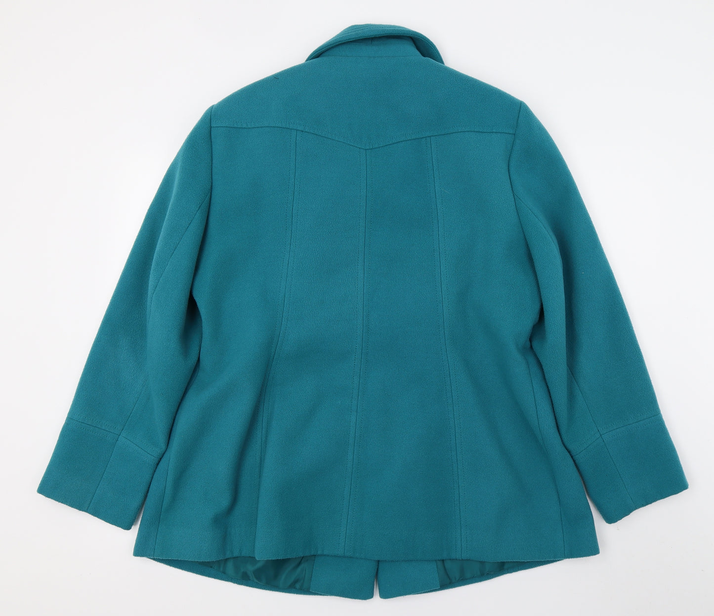 Bonmarché Womens Blue   Pea Coat Coat Size 18