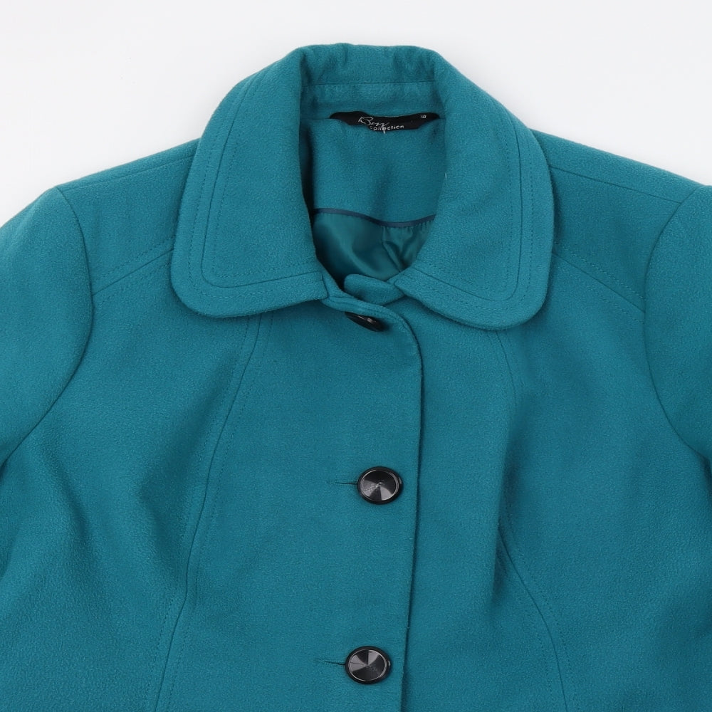 Bonmarché Womens Blue   Pea Coat Coat Size 18