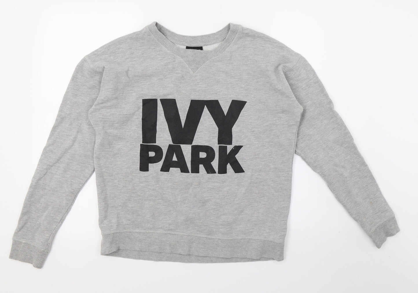 IVY PARK Womens Grey  Jersey Pullover Sweatshirt Size S