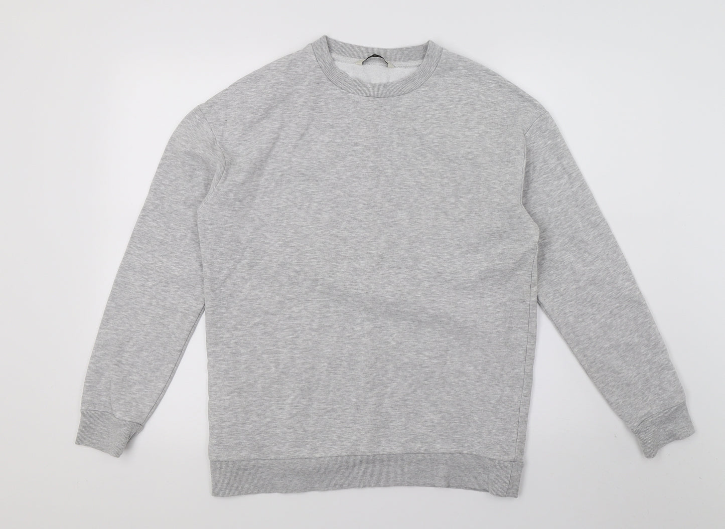 George Womens Grey  Jersey Pullover Sweatshirt Size L