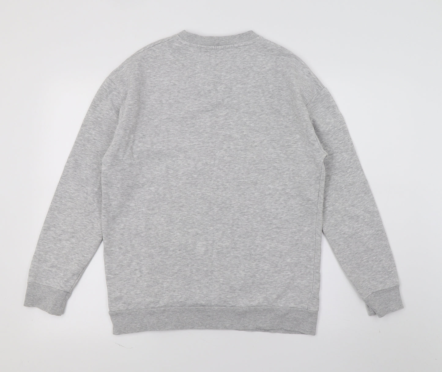 George Womens Grey  Jersey Pullover Sweatshirt Size L