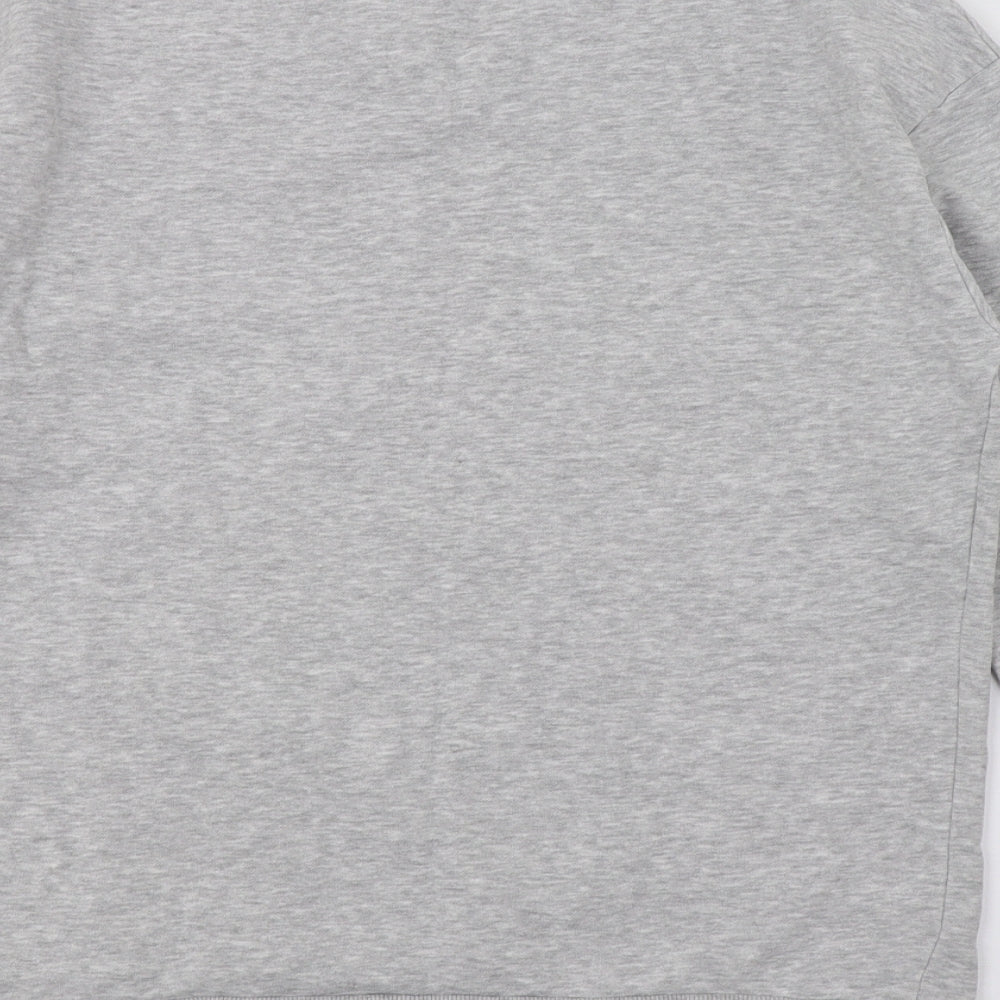 George Womens Grey  Jersey Pullover Sweatshirt Size L