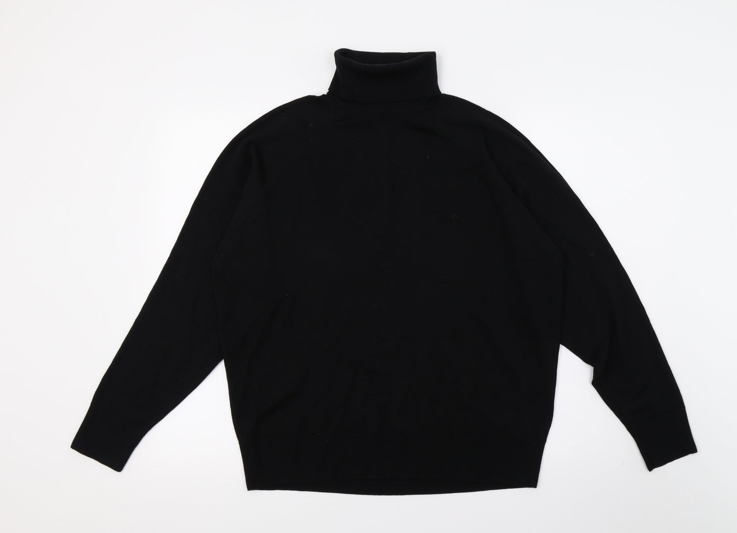 House of Fraser Womens Black  Knit Pullover Jumper Size 18