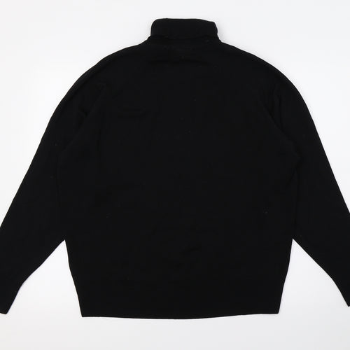 House of Fraser Womens Black  Knit Pullover Jumper Size 18
