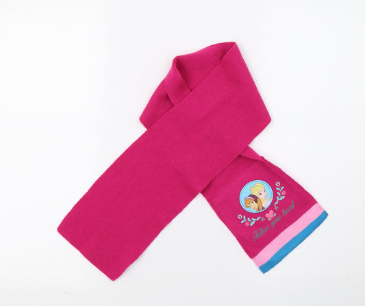 George Girls Pink  Knit Rectangle Scarf Scarves & Wraps One Size  - Frozen