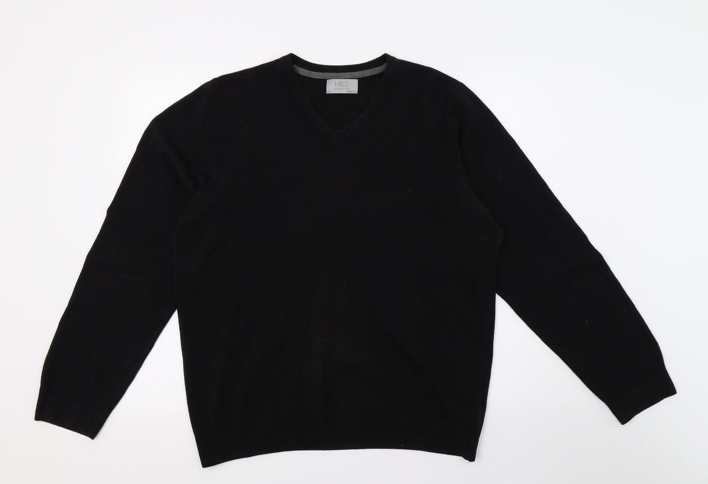 Marks and Spencer Womens Black  Knit Pullover Jumper Size M