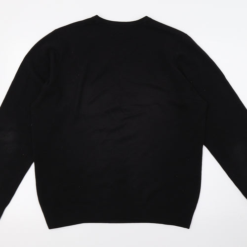Marks and Spencer Womens Black  Knit Pullover Jumper Size M